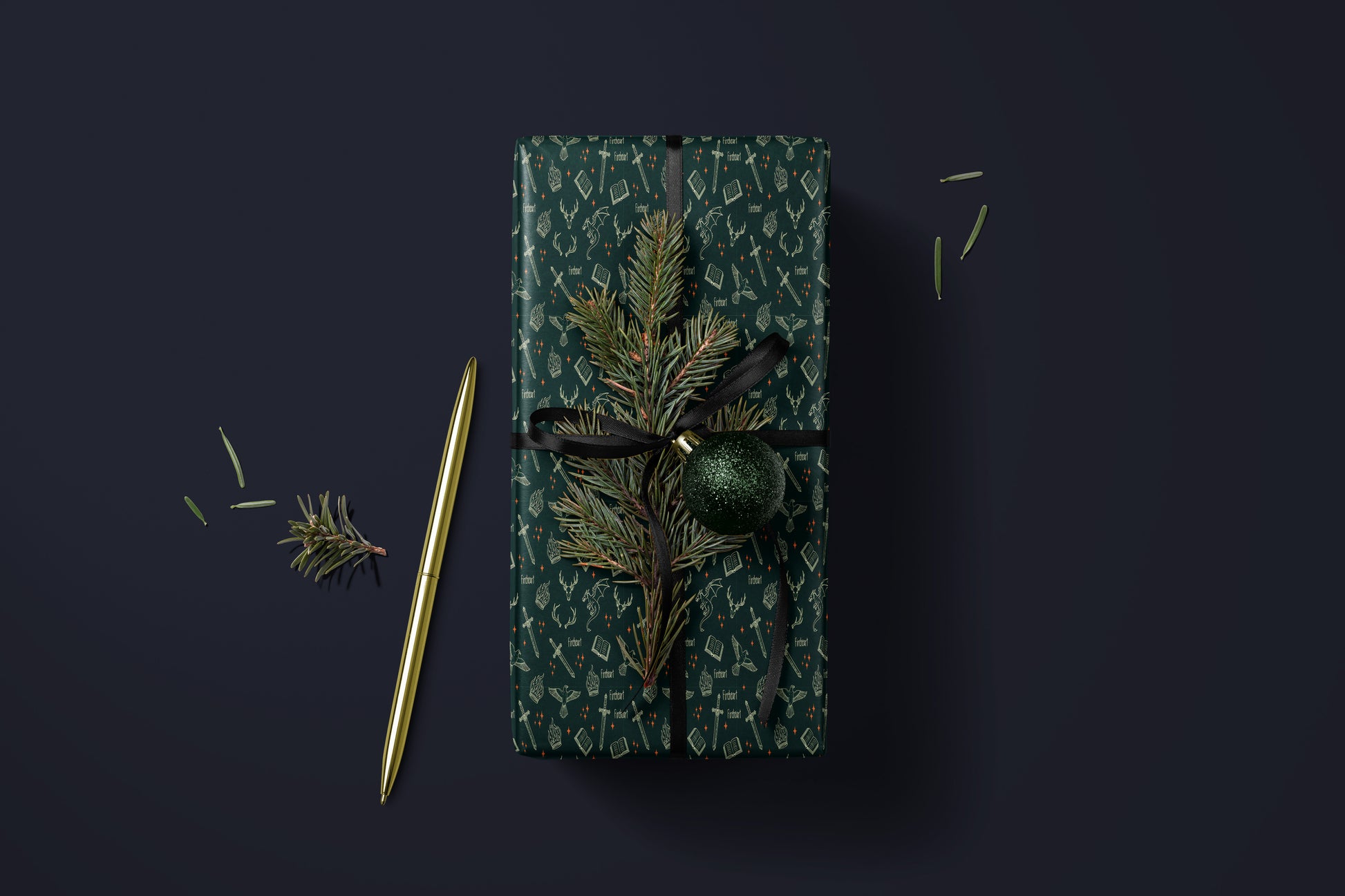 Fireheart Throne of Glass Wrapping Paper - MagicMerchEmporium