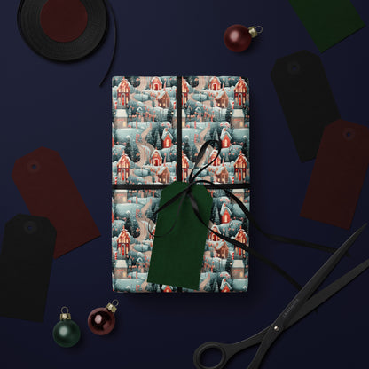 Christmas Gingerbread House Wrapping Paper