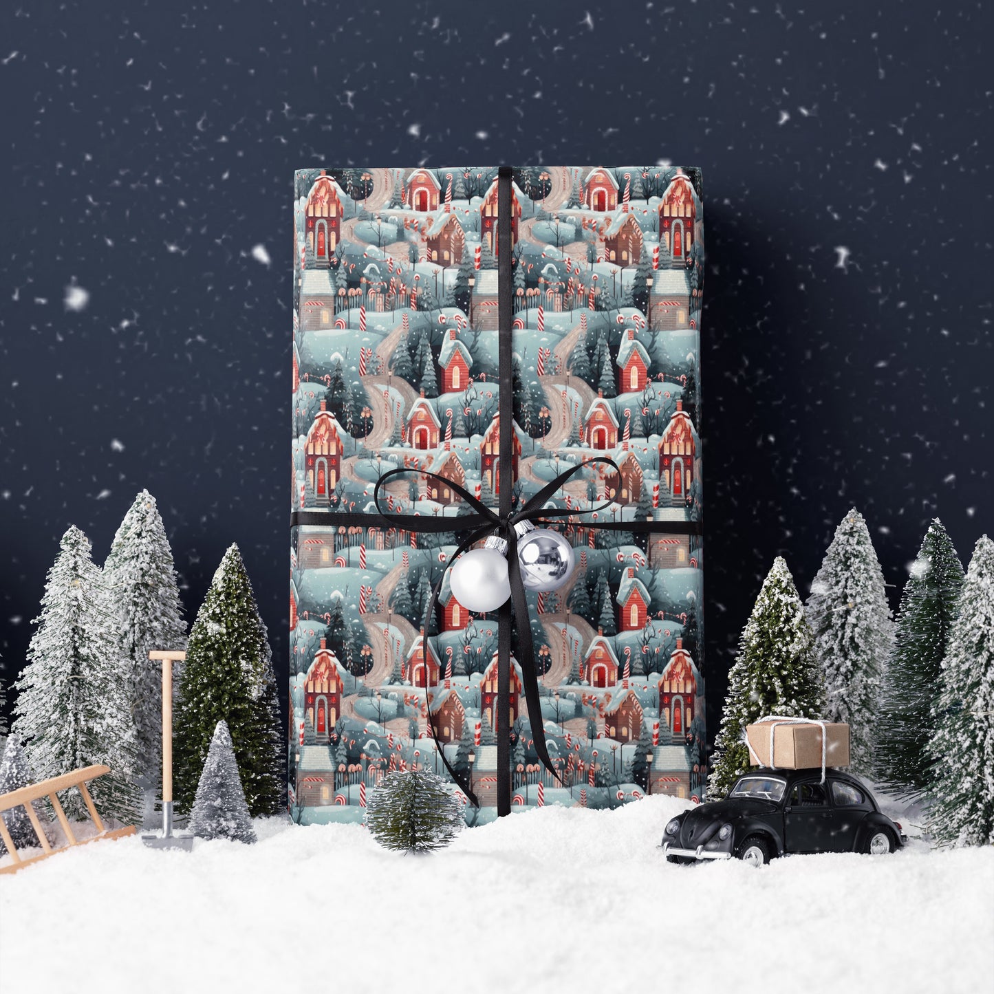 Christmas Gingerbread House Wrapping Paper