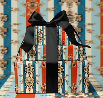Ornate Baroque Pattern Wrapping Paper