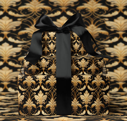 Black Luxe Wrapping Paper