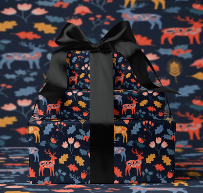 Reindeer Christmas Gift Wrap