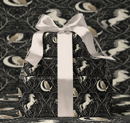 Mystical Unicorn Night Wrapping Paper
