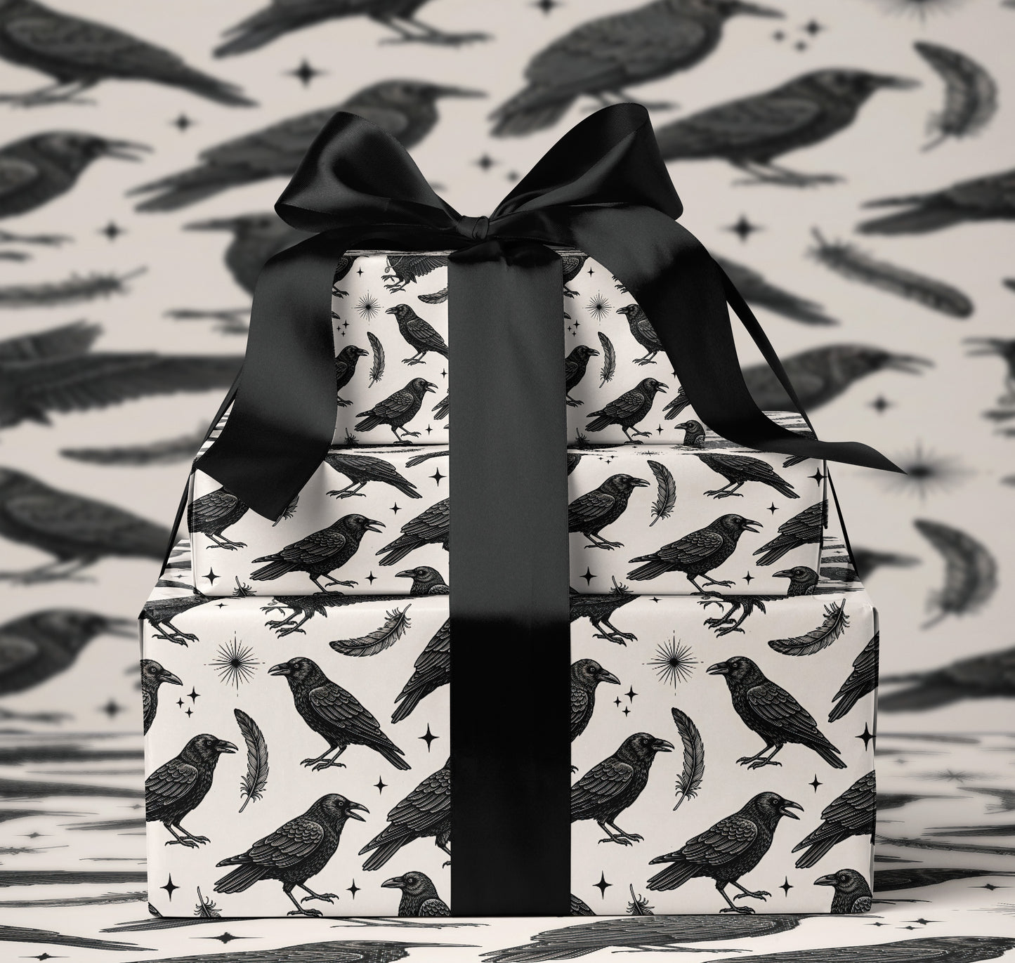 Dark Raven Wrapping Paper