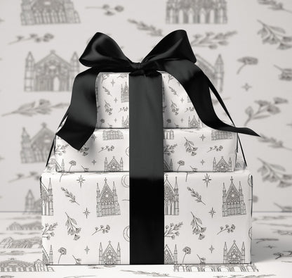 Moonlit Cathedral Wrapping Paper