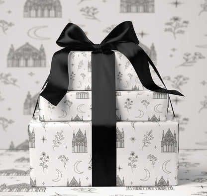 Moon Garden Wrapping Paper
