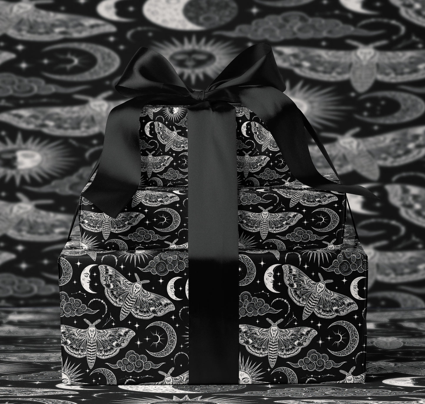 Lunar Moth Wrapping Paper