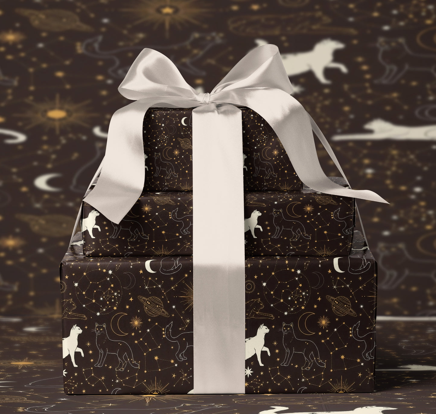 Cats in Space Wrapping Paper