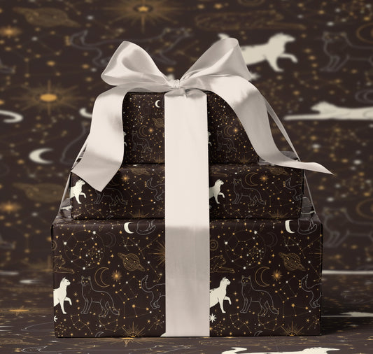 Cats in Space Wrapping Paper