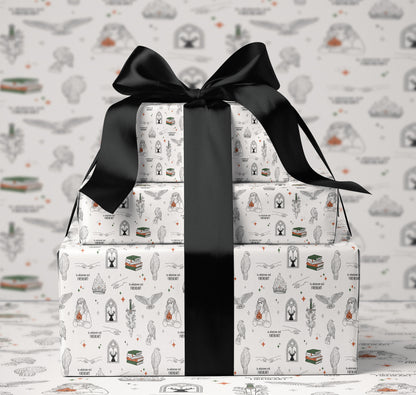 Light To Whatever End Wrapping Paper - MagicMerchEmporium