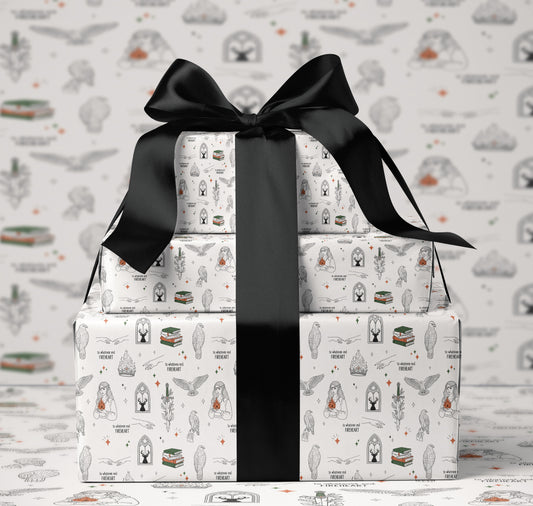 Light To Whatever End Wrapping Paper - MagicMerchEmporium