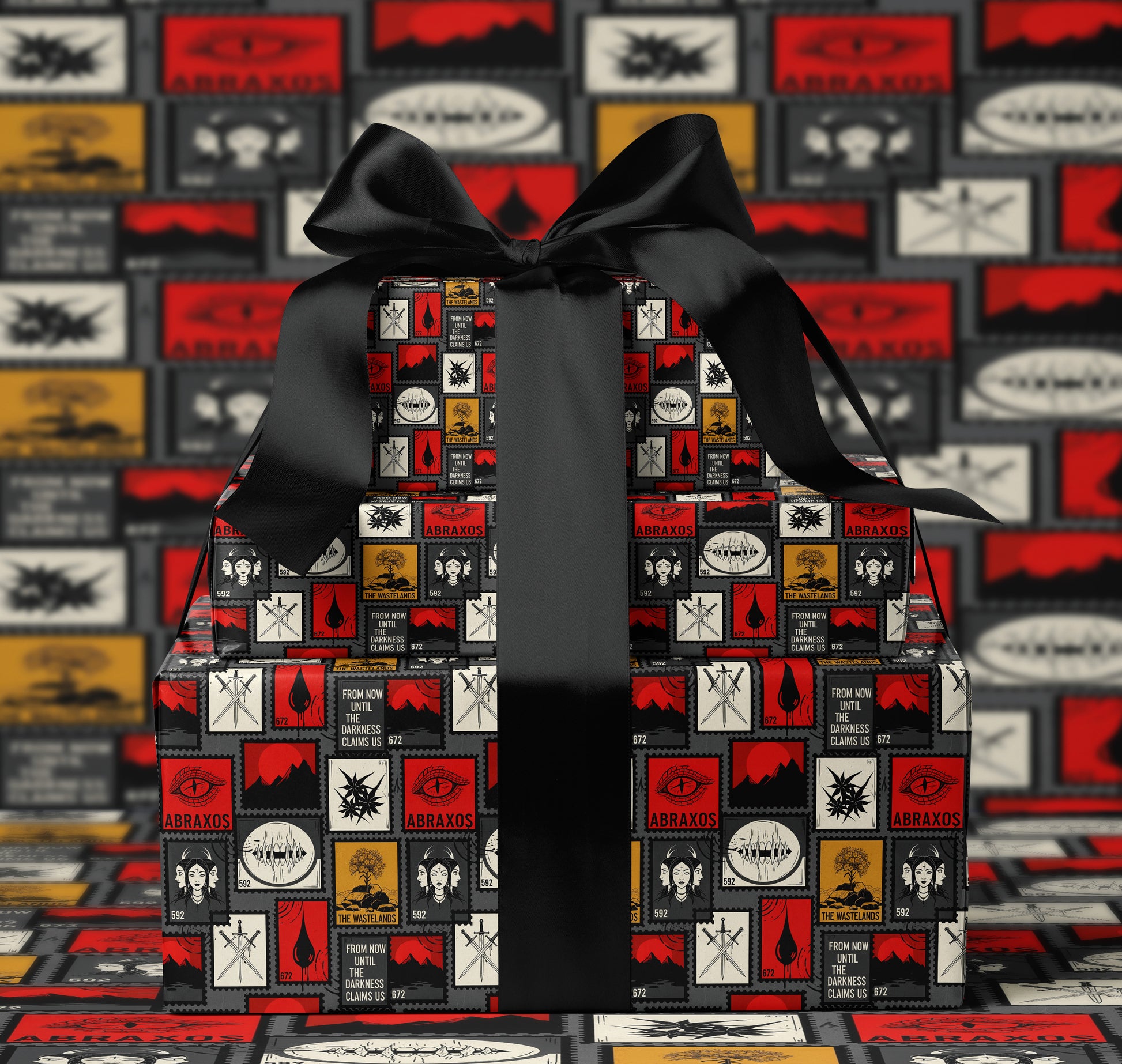 Throne of Glass Abraxos Wrapping Paper - MagicMerchEmporium