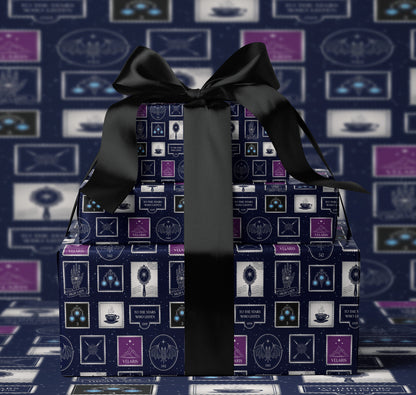 Luxury ACOTAR Velaris Wrapping Paper - MagicMerchEmporium