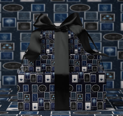 To the Stars Who Listen Stamps Wrapping Paper - MagicMerchEmporium
