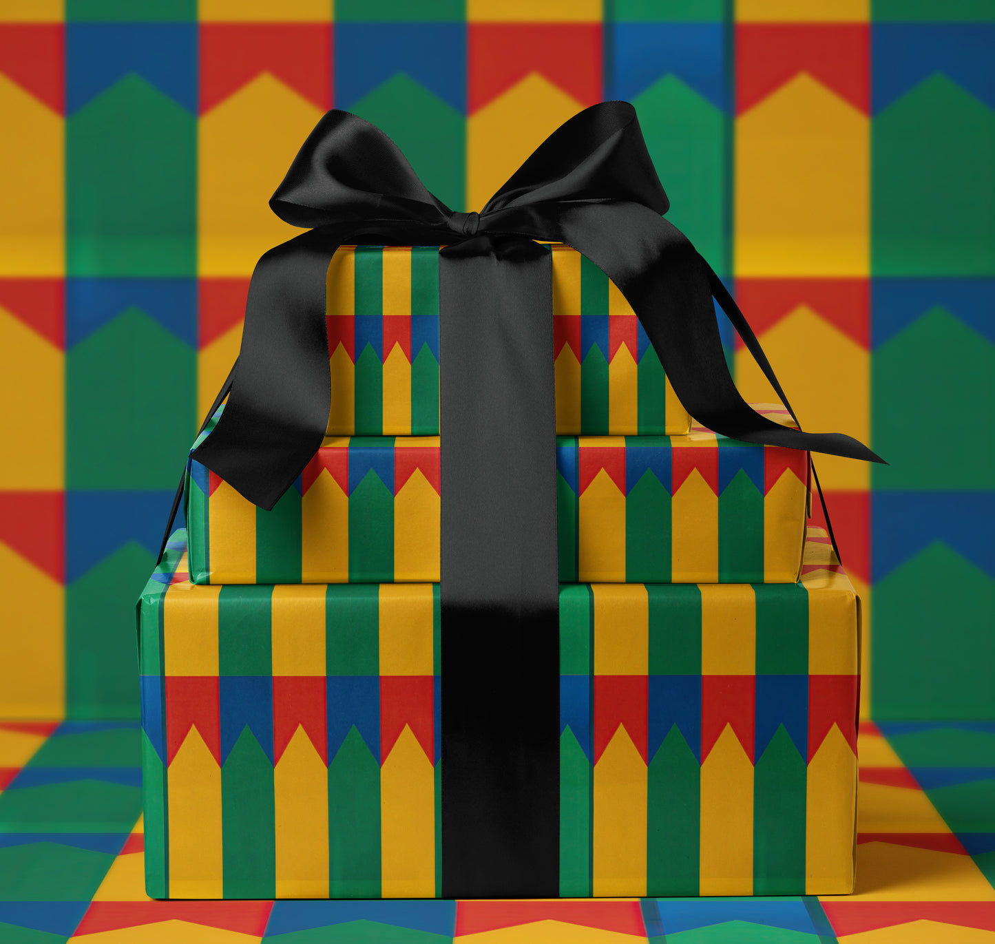 Wizard House Pattern Wrapping Paper