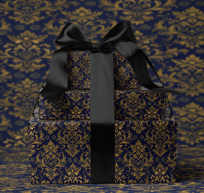 Luxury Baroque Ornament Wrapping Paper