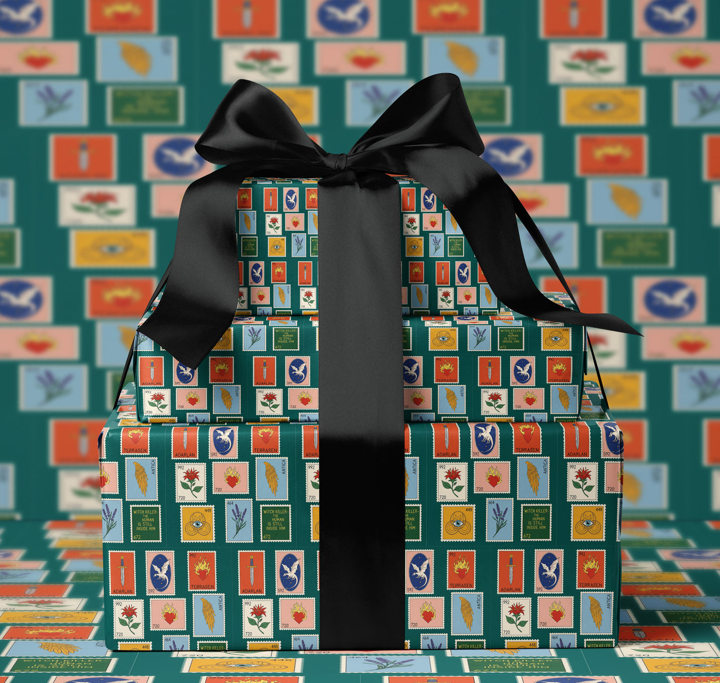 Terrasen & Adarlan Wrapping Paper - MagicMerchEmporium