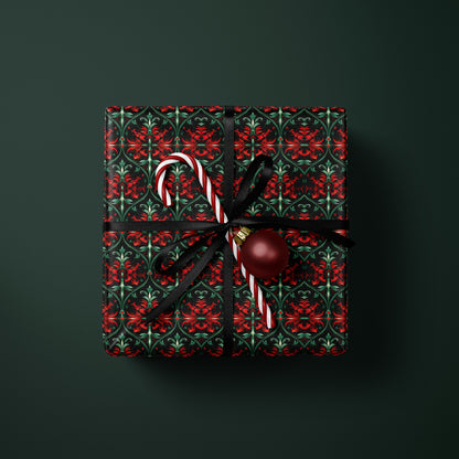 Baroque Christmas Wrapping Paper