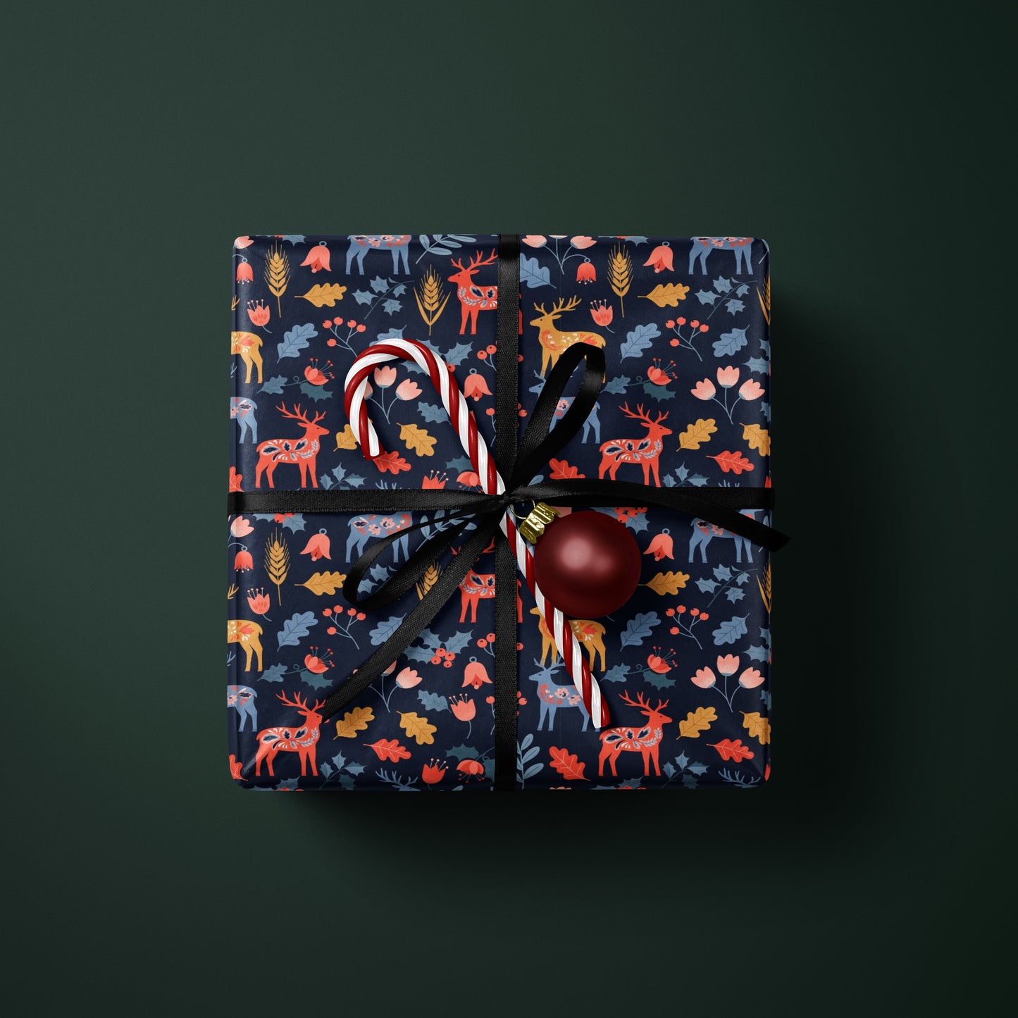 Reindeer Christmas Gift Wrap