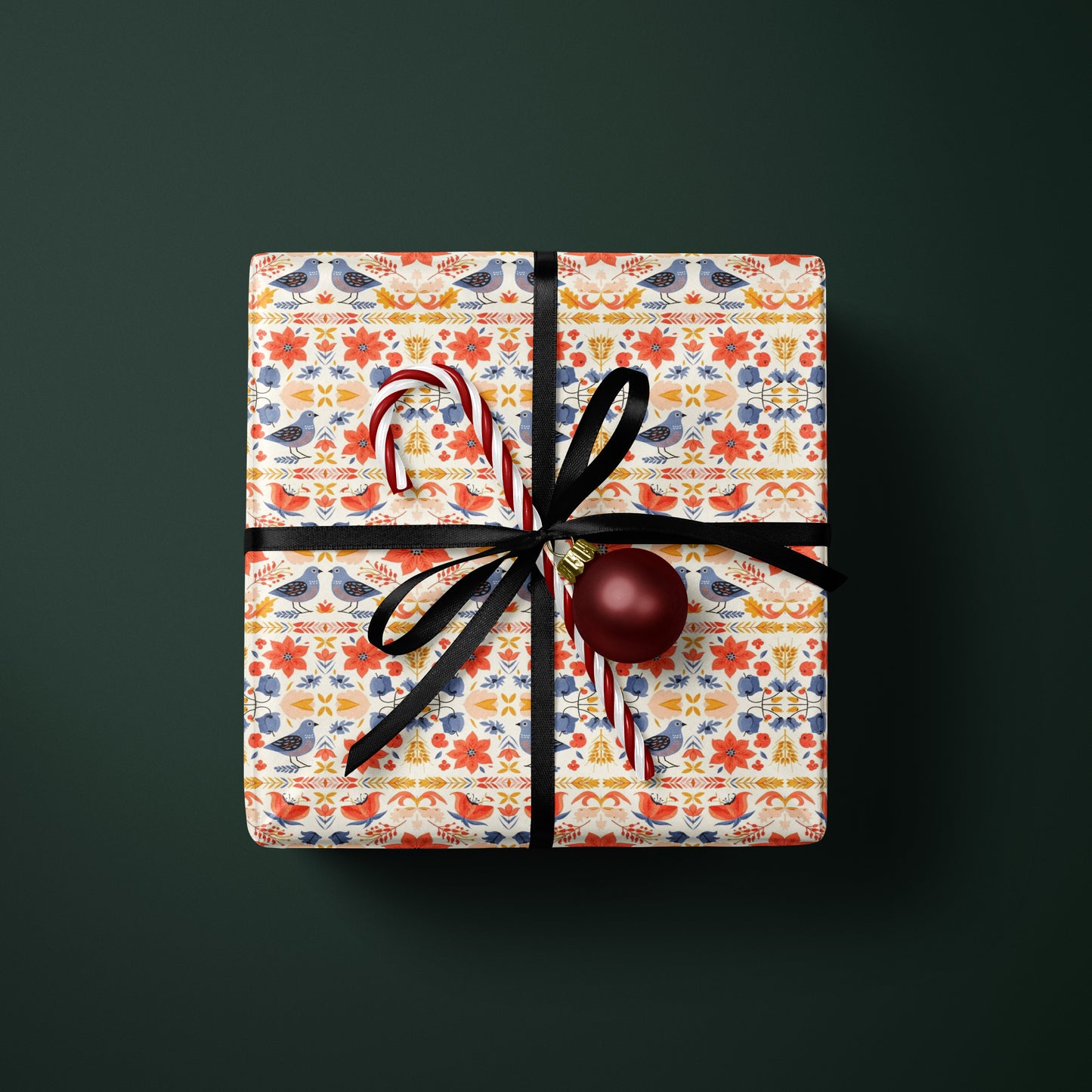 Scandinavian Holiday Wrapping Paper