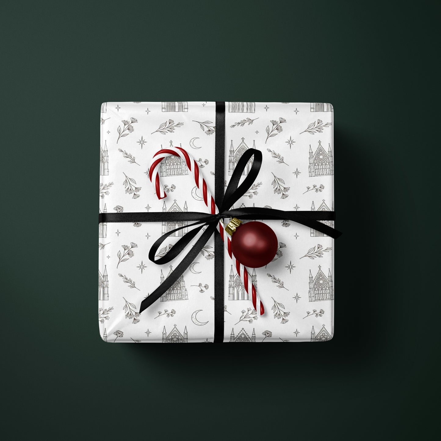 Moonlit Cathedral Wrapping Paper