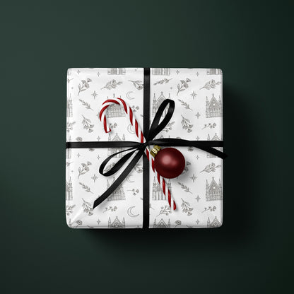 Moonlit Cathedral Wrapping Paper