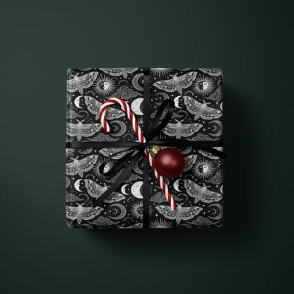 Lunar Moth Wrapping Paper
