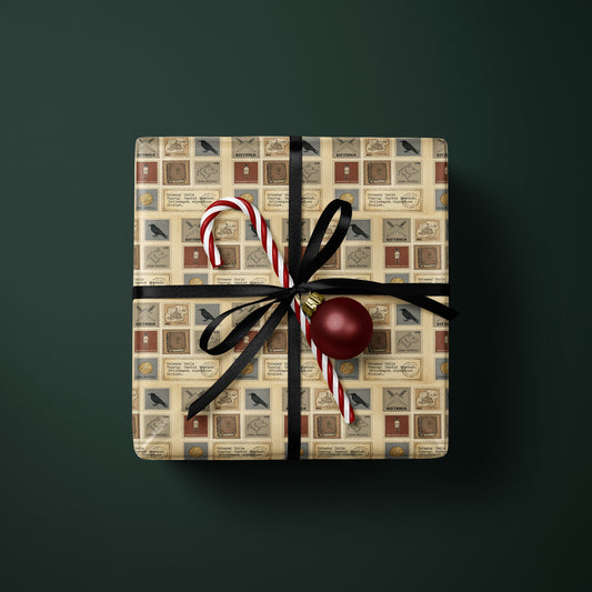 Throne of Glass Assassin’s Guild Wrapping Paper - MagicMerchEmporium