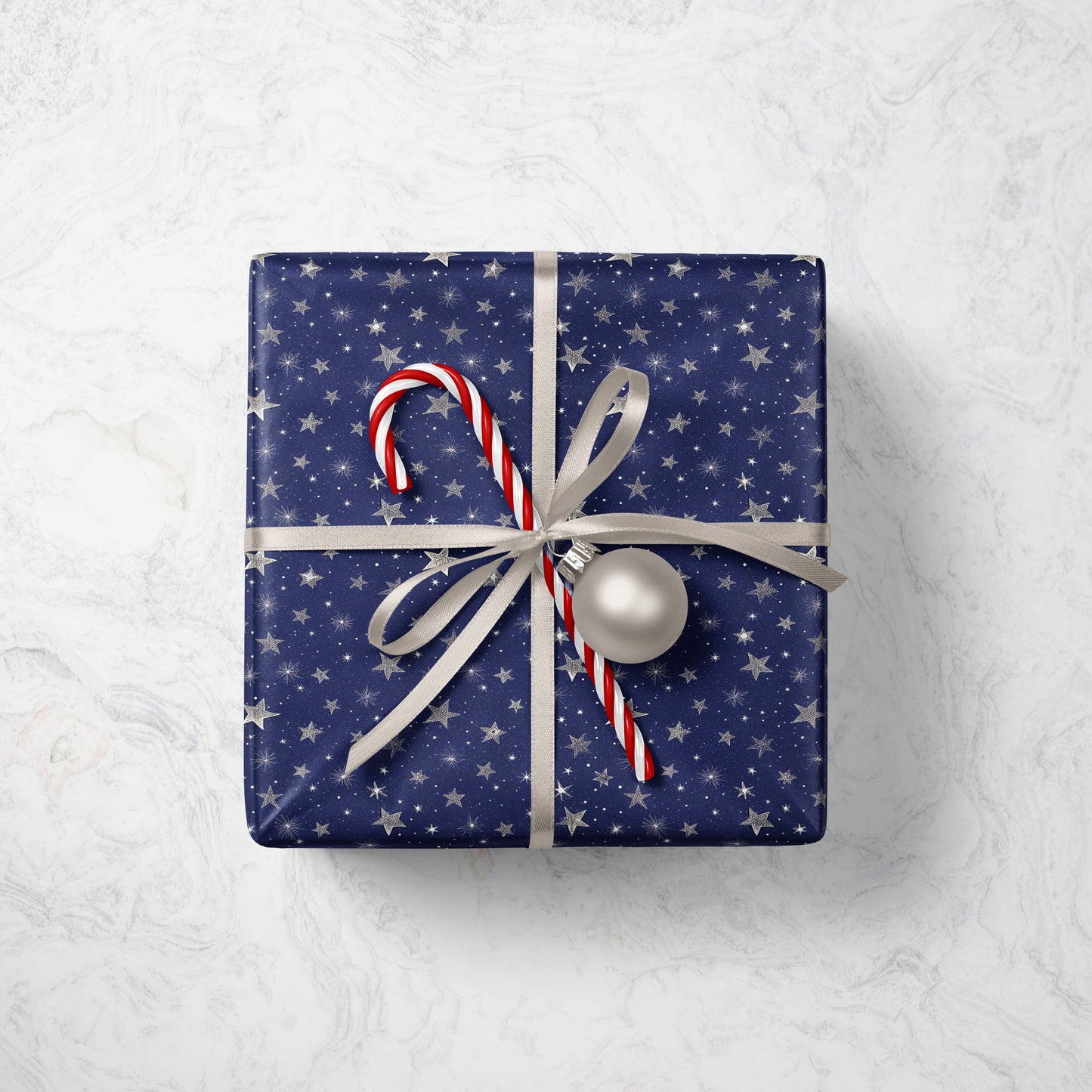 Stars Blue Sky Wrapping Paper