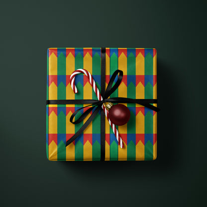 Wizard House Pattern Wrapping Paper