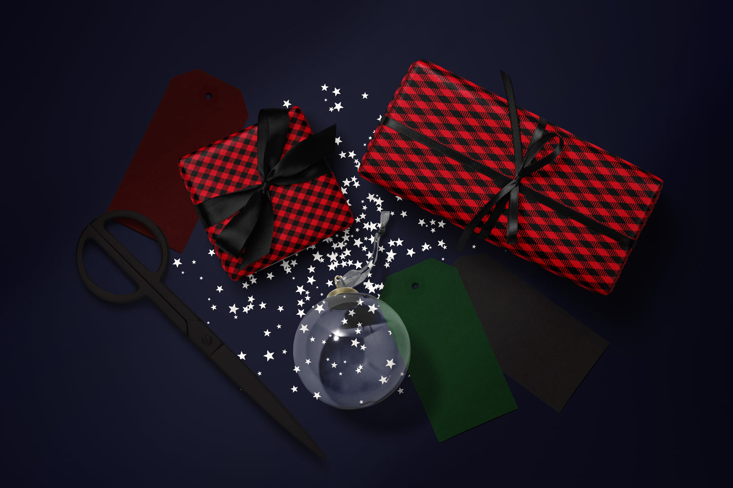 Red Buffalo Plaid Wrapping Paper