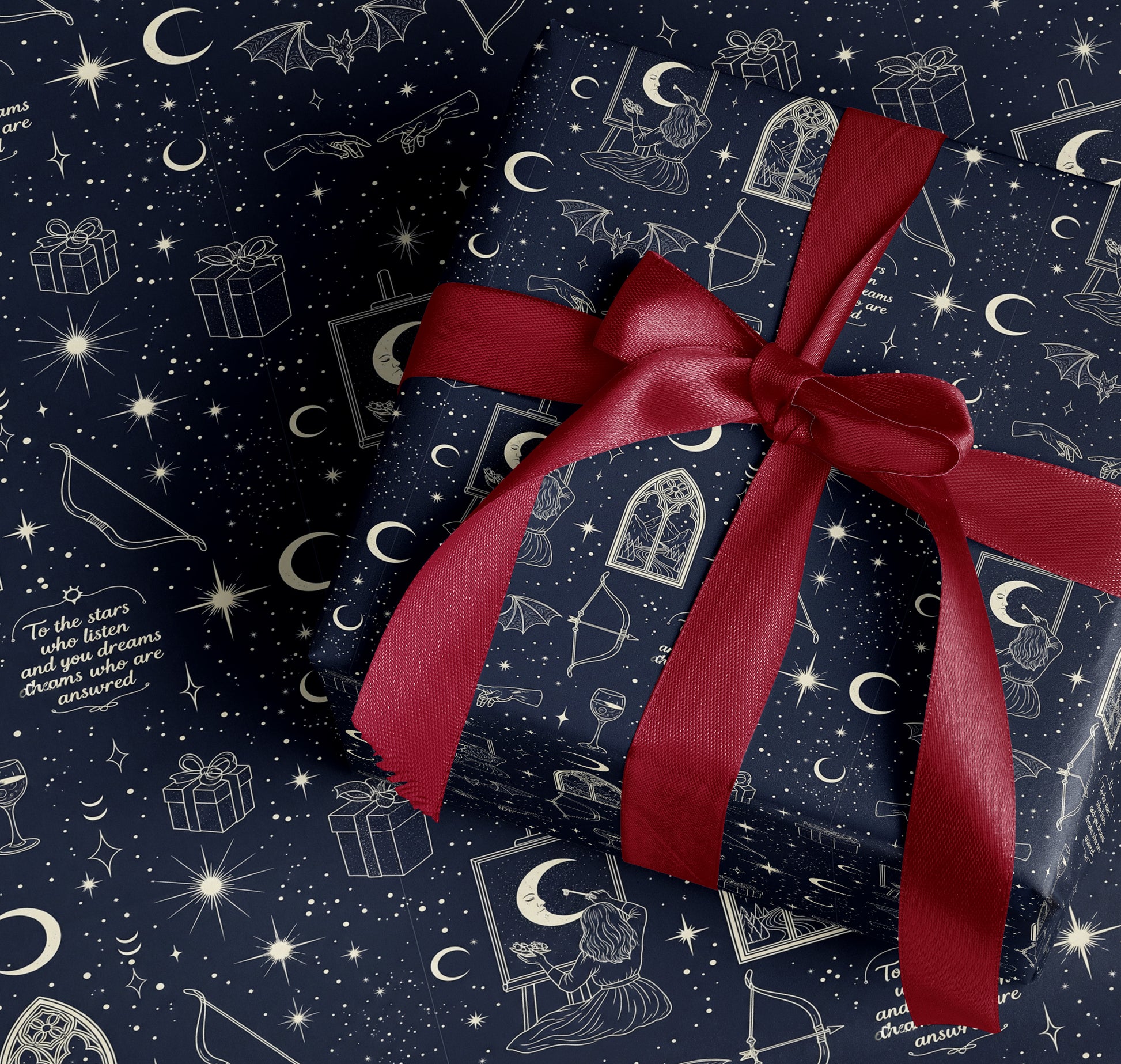 To the Stars Who Listen Wrapping Paper - MagicMerchEmporium