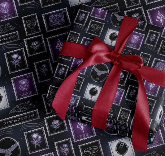 Dark Throne of Glass Wrapping Paper - MagicMerchEmporium
