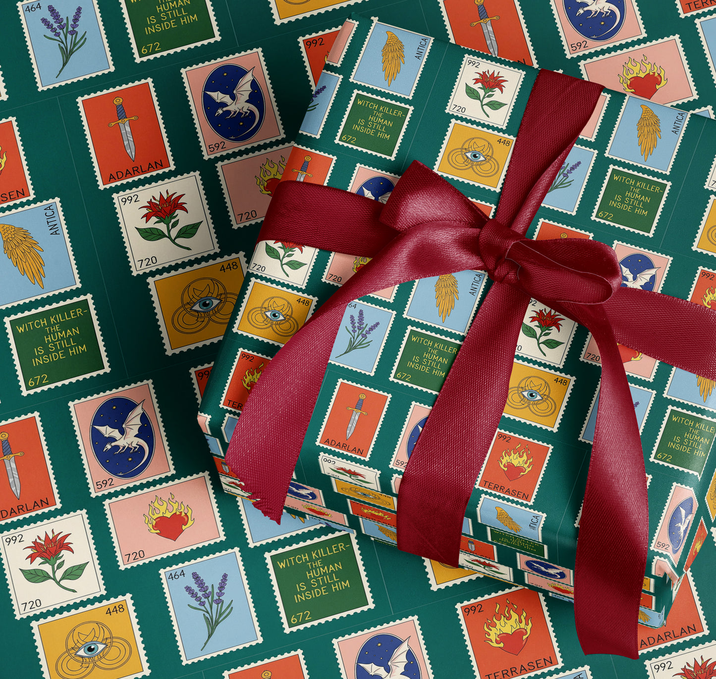 Terrasen & Adarlan Wrapping Paper - MagicMerchEmporium