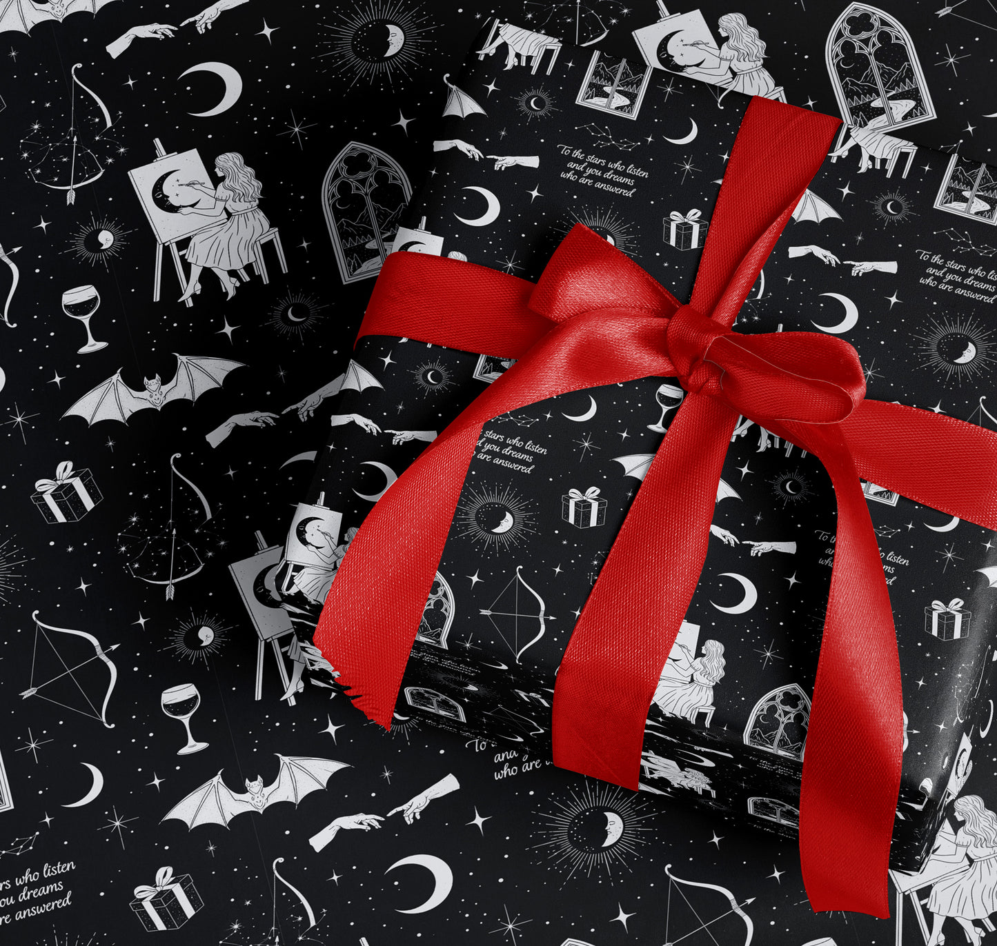 Feyre starlight painter Wrapping Paper - MagicMerchEmporium