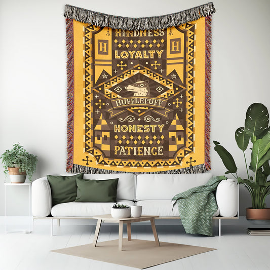 🦡 Hufflepuff Honeybadger House Blanket