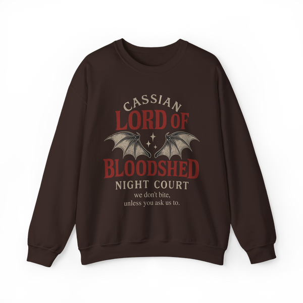 Cassian Lord of Bloodshed Sweatshirt in Dark Chocolate