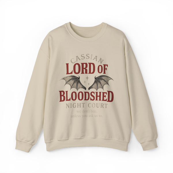 Cassian Lord of Bloodshed Sweatshirt in Sand