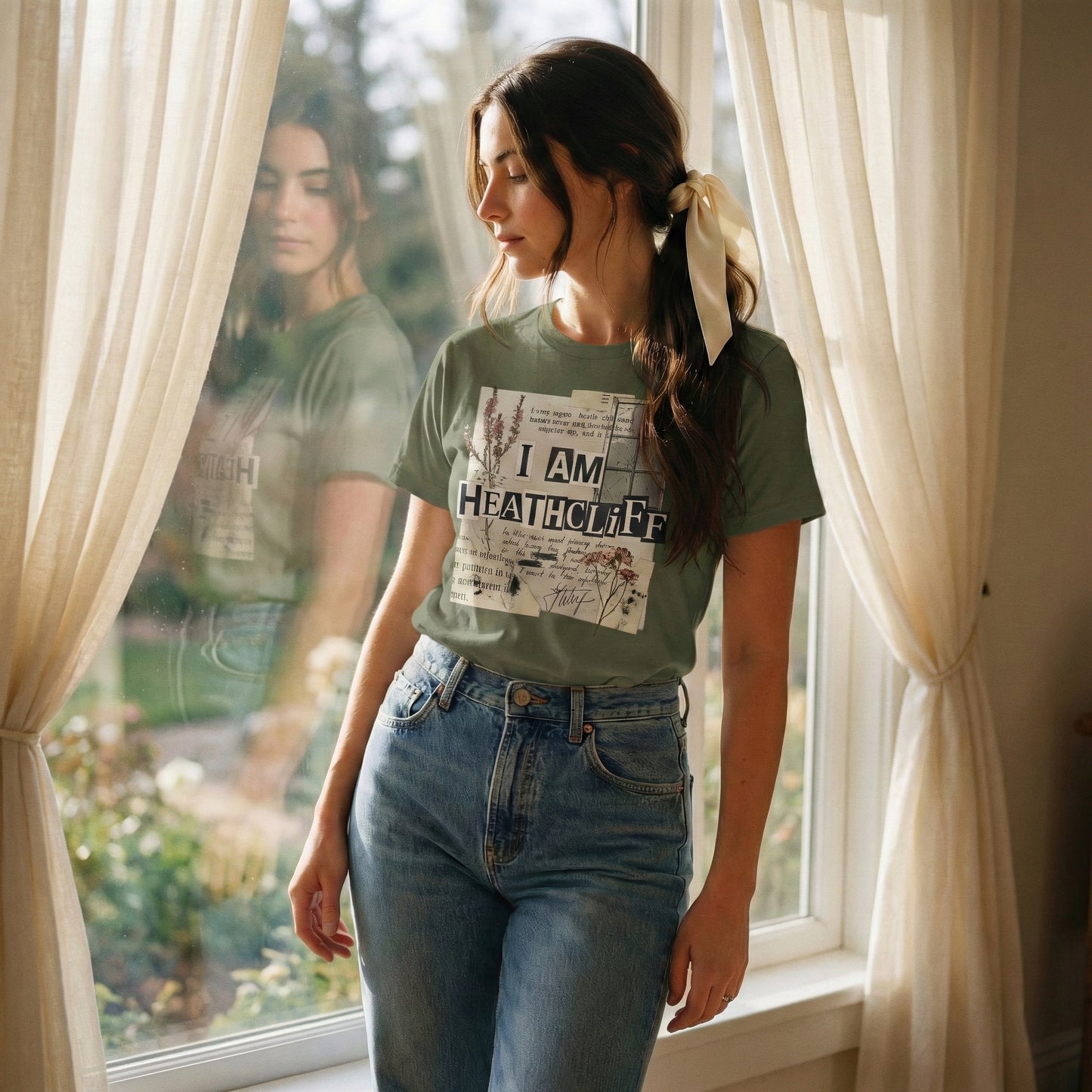 The "I Am Heathcliff" Collage Tee