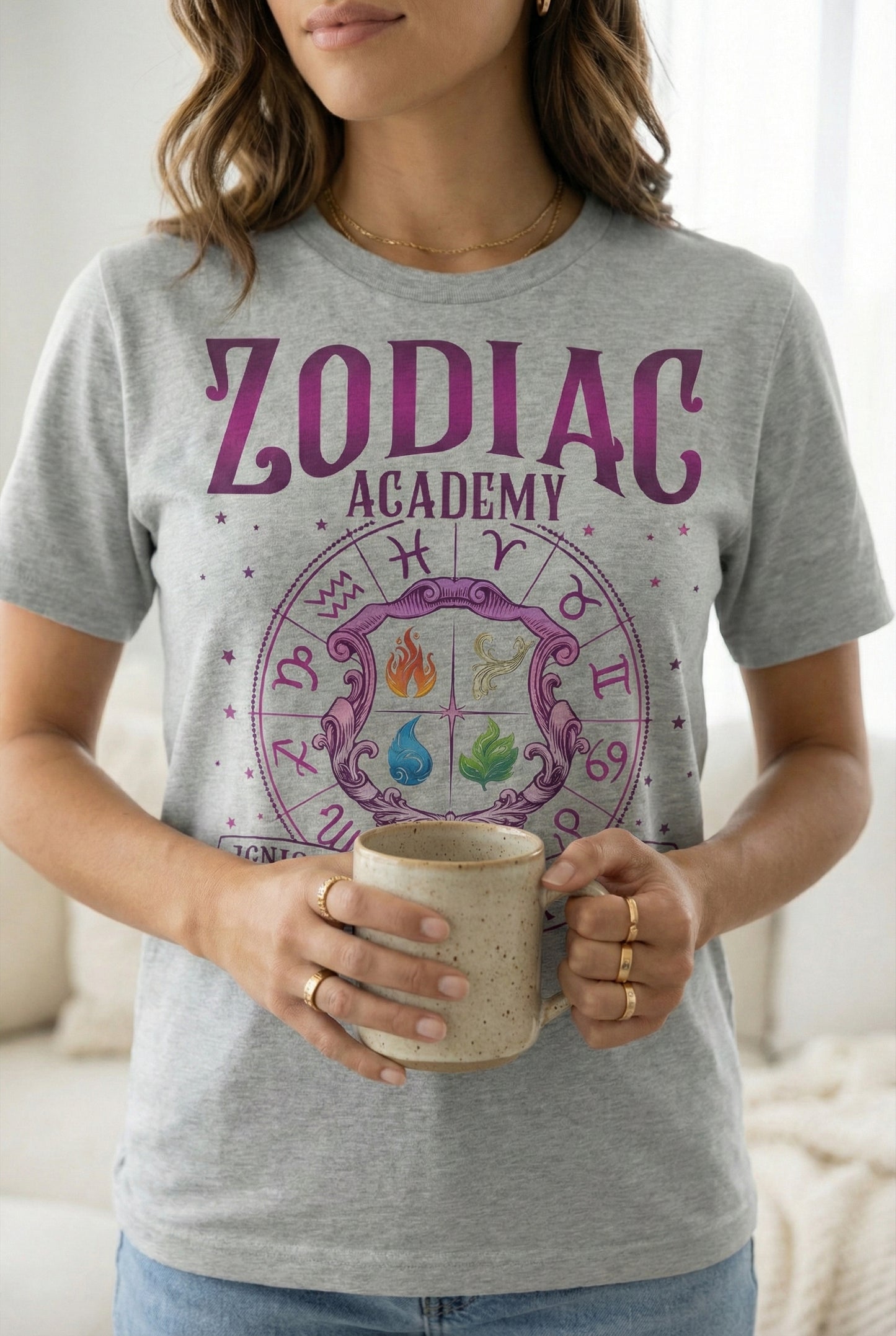Zodiac Academy Crest Tee