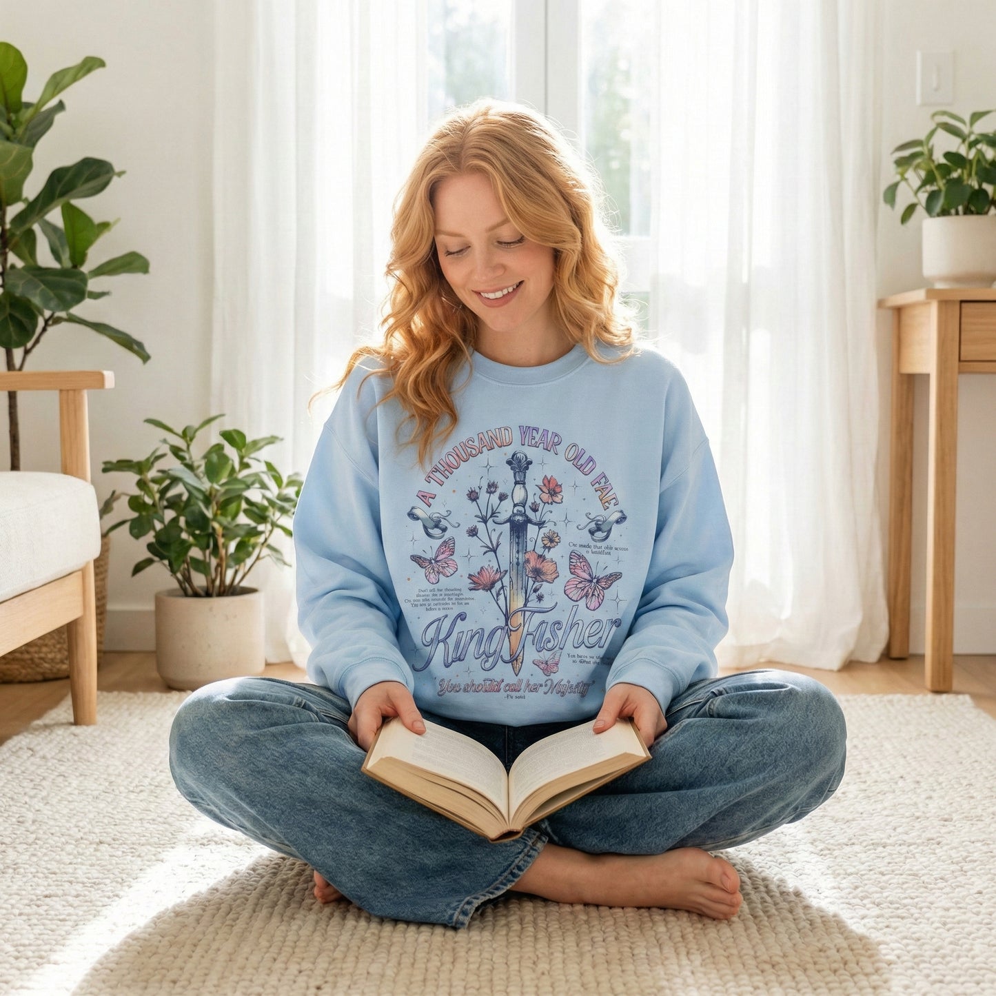 Kingfisher "A Thousand Year Old Fae" Sweatshirt