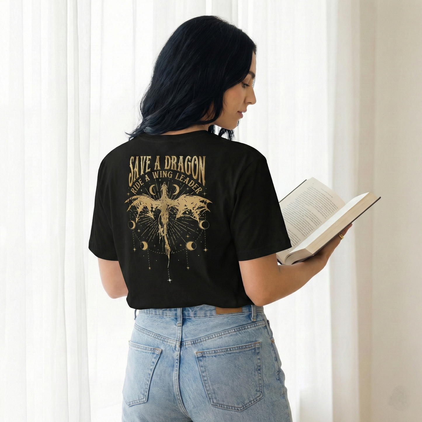 Save a Dragon Ride a Wing Leader Tee