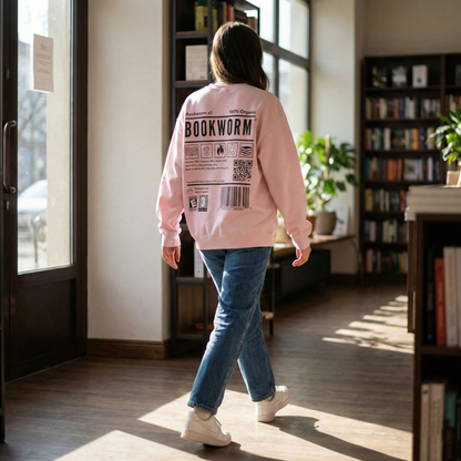 Bookworm Barcode Sweatshirt