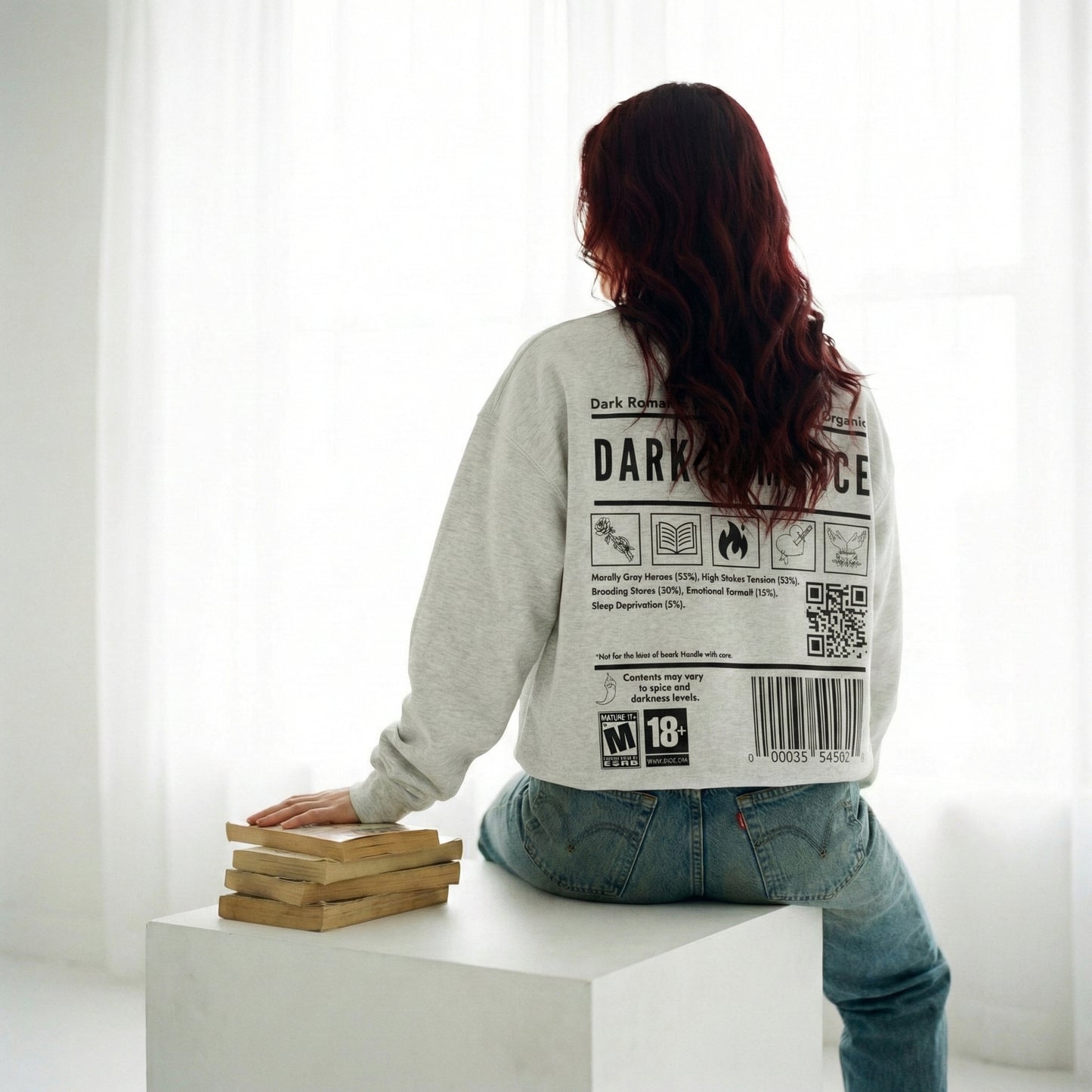 DARK ROMANCE READER Sweatshirt
