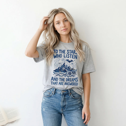 Night Court Bat & Roses Tee