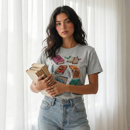 ACOTAR Book Stack Tee