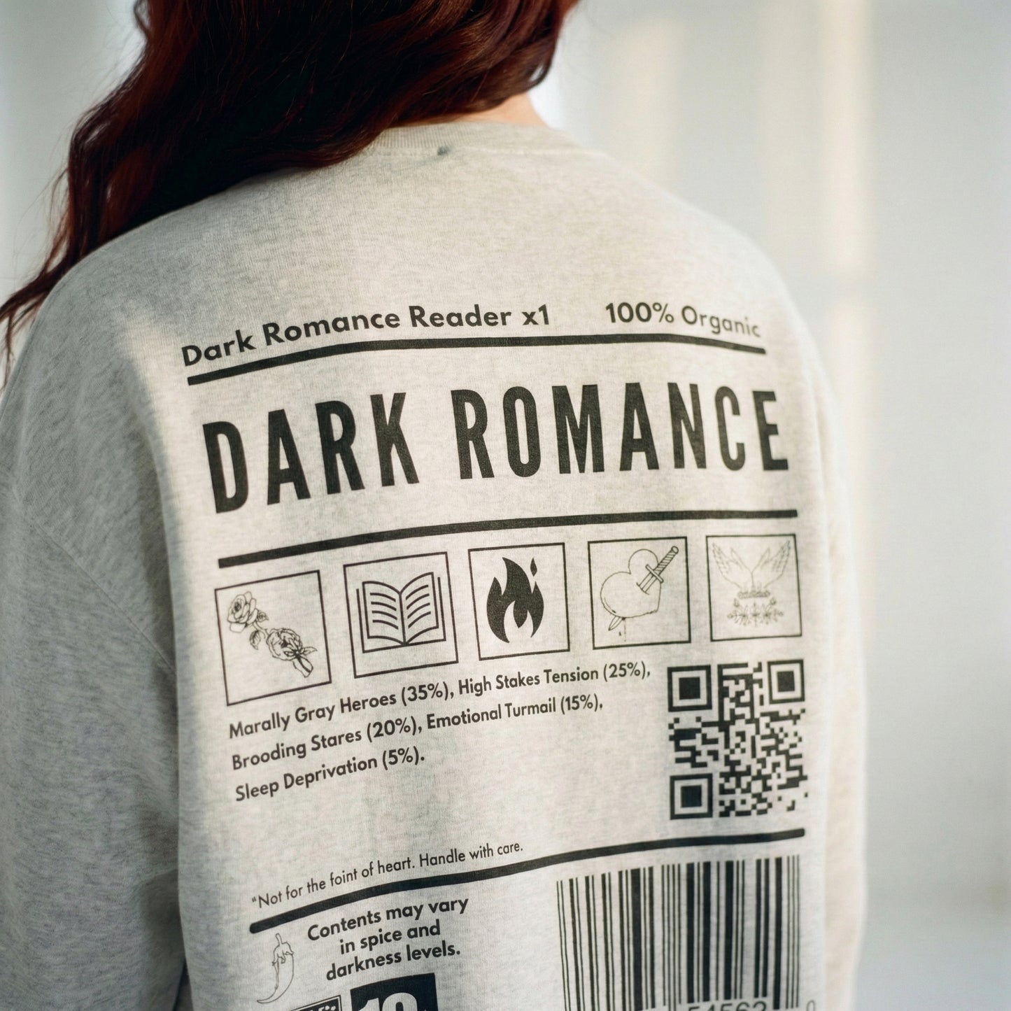 DARK ROMANCE READER Sweatshirt