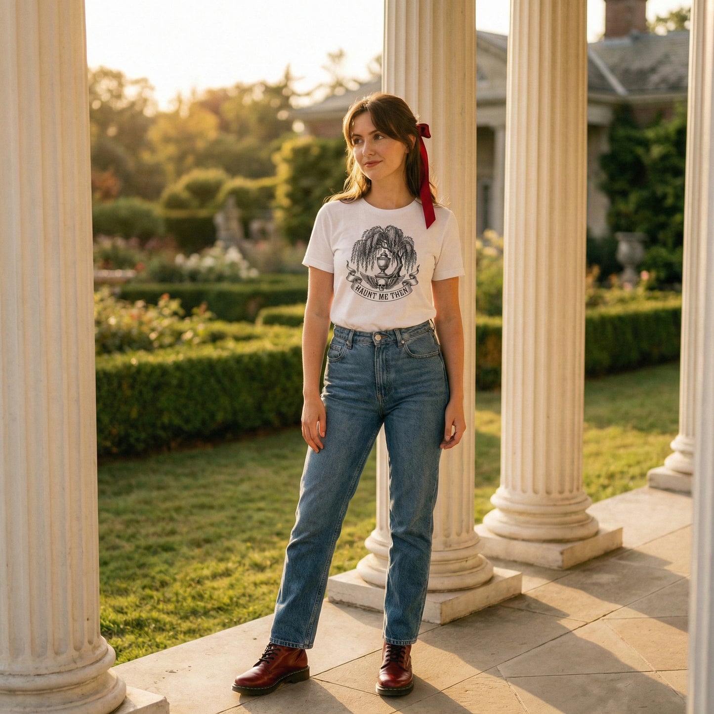 Haunt Me Then Engraving Tee