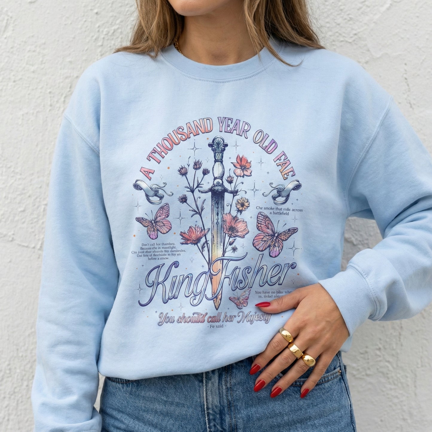 Kingfisher "A Thousand Year Old Fae" Sweatshirt