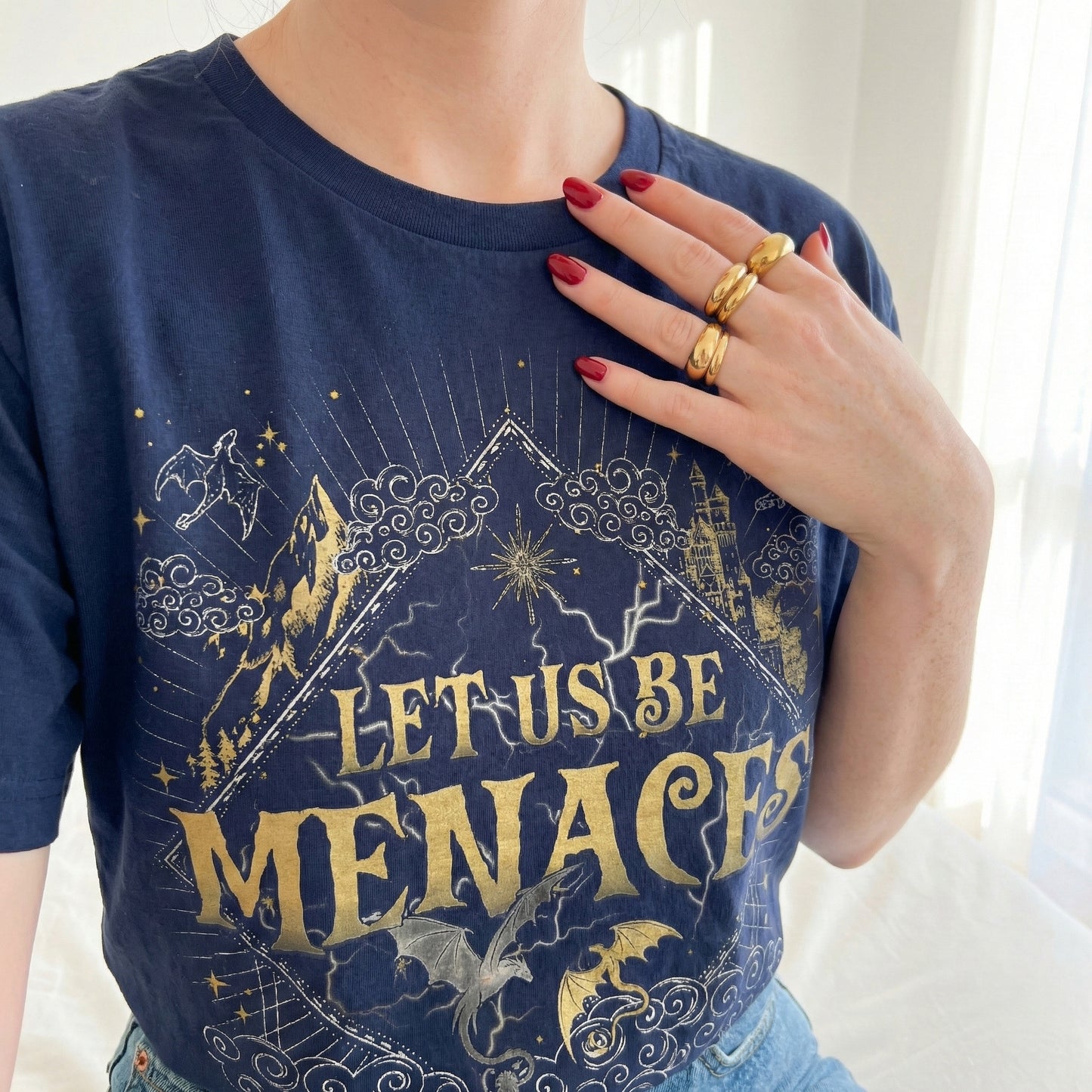 Let Us Be Menaces Tee